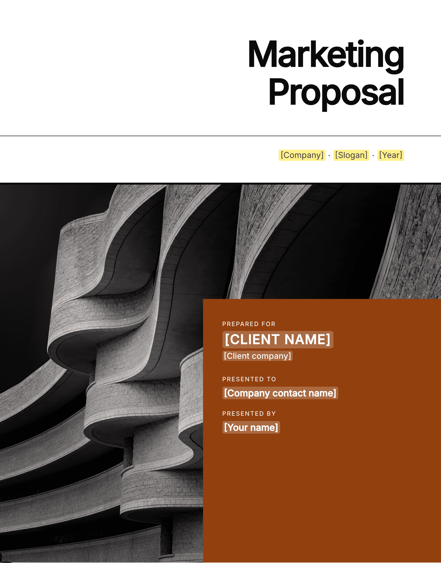 Marketing Proposal — Sandstone